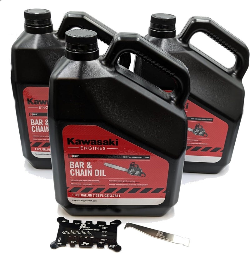Power Performance for 99969-6506 Bar & Chain Oil Gallon (Case of 3) with Tool Accessories - Image 1